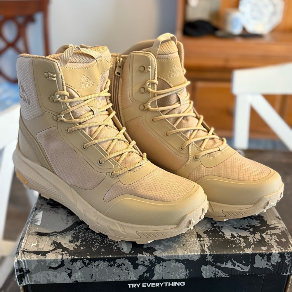 NORTIV 8 Men's Metrostrike Tactical Boots. 14 US, European 48, UK 13,